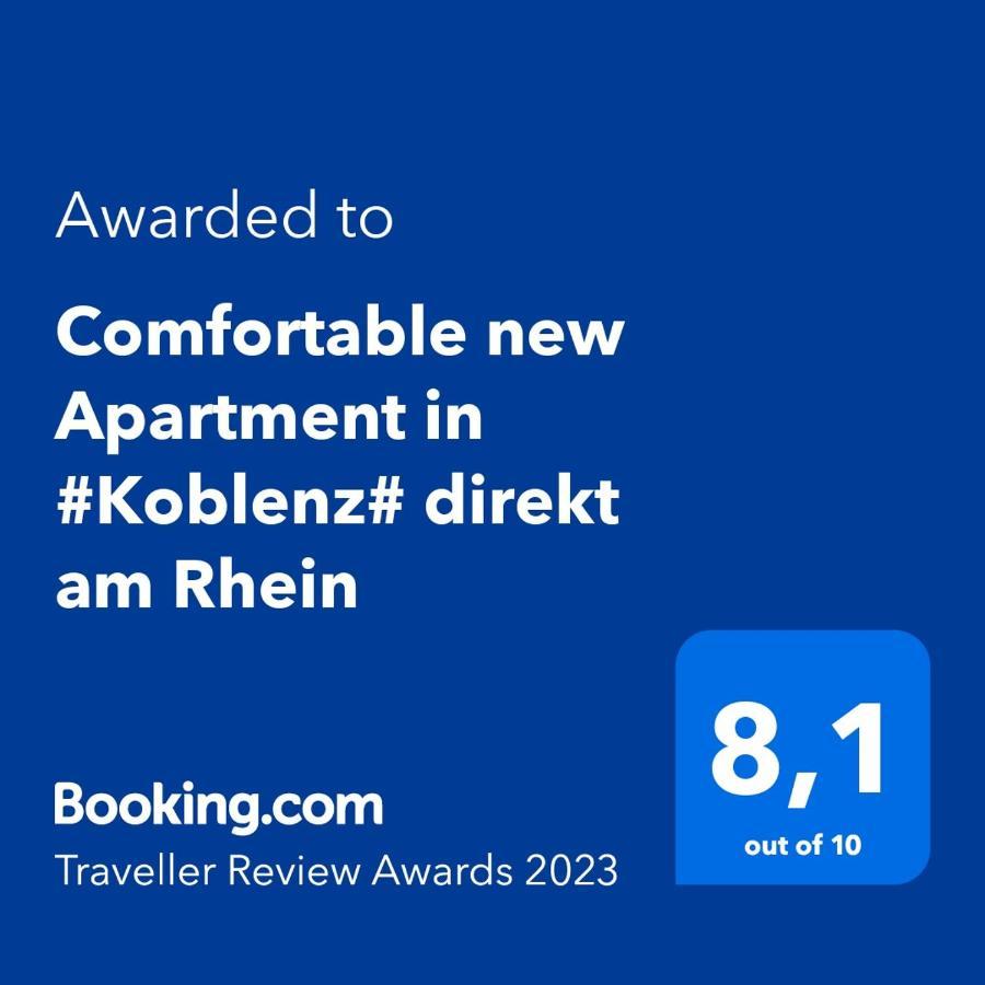 Comfortable New Apartment In #Koblenz# Direkt Am Rhein Coblenza Exterior foto
